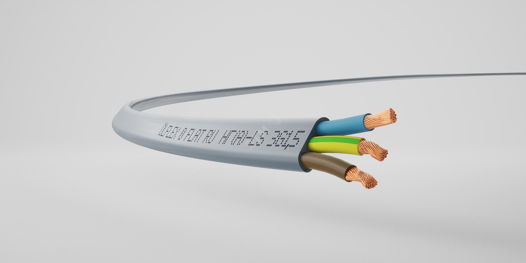 Кабель силовой FLEXICORE FLAT нг(А)-LS 2X1,5 (50м)