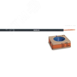 Провод монтажный H05V-K 1X0.35 BU