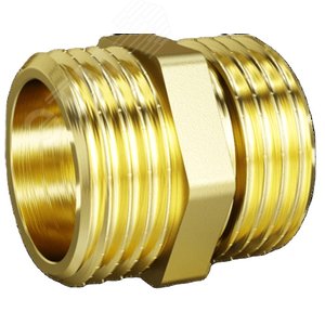 Ниппель 1/2' НР/НР латунь