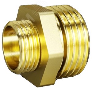 Ниппель переходной 1/2'НР х 3/8'НР латунь
