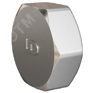 Заглушка 1/2' ВР латунь никель