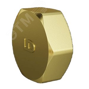 Заглушка 1/2' ВР латунь