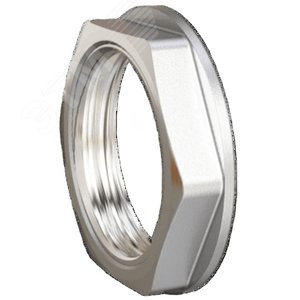 Контргайка 3/4' латунь никель