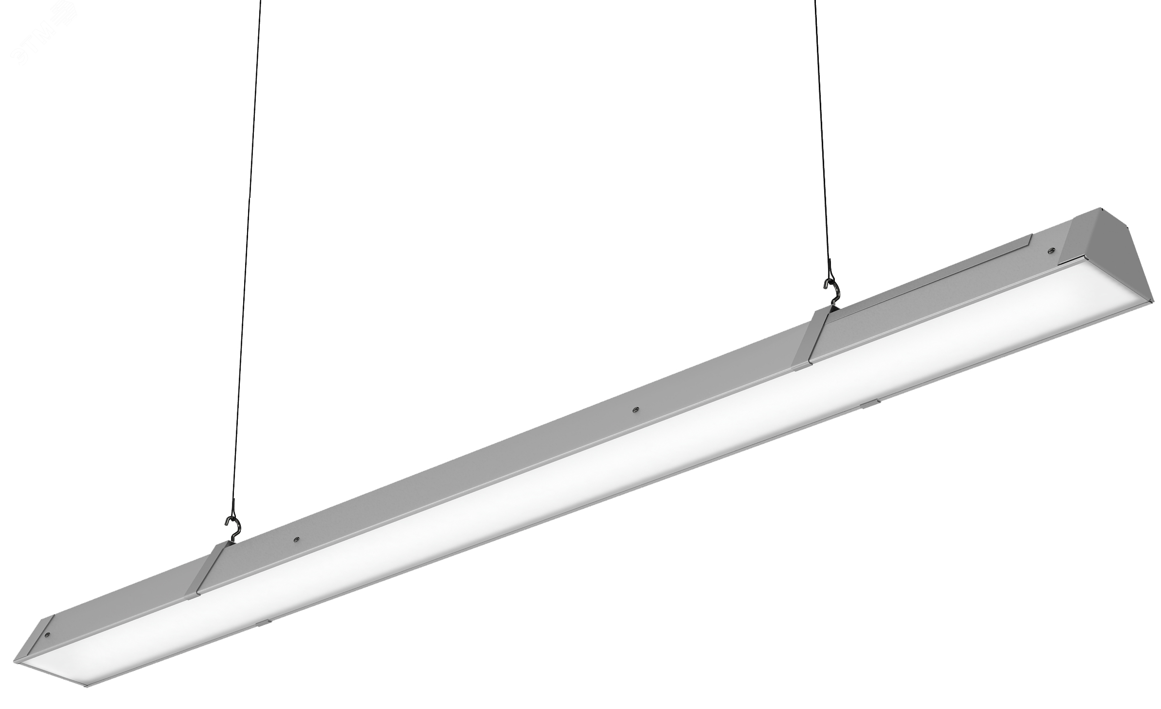 Светильник LED РИТЕЙЛ (ССО) 55Вт 5500Лм 4,0К КСС Д опал, проходной светильник IP20 подвесной