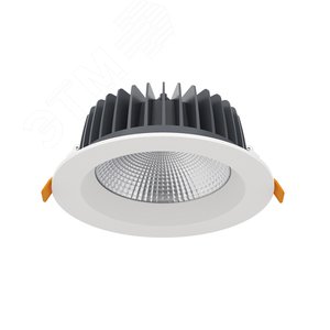 Светильник LED ДАУНЛАЙТ COB (СВО) 28Вт 3450Лм 4,0К КСС Д90 IP44/20 встраиваемый