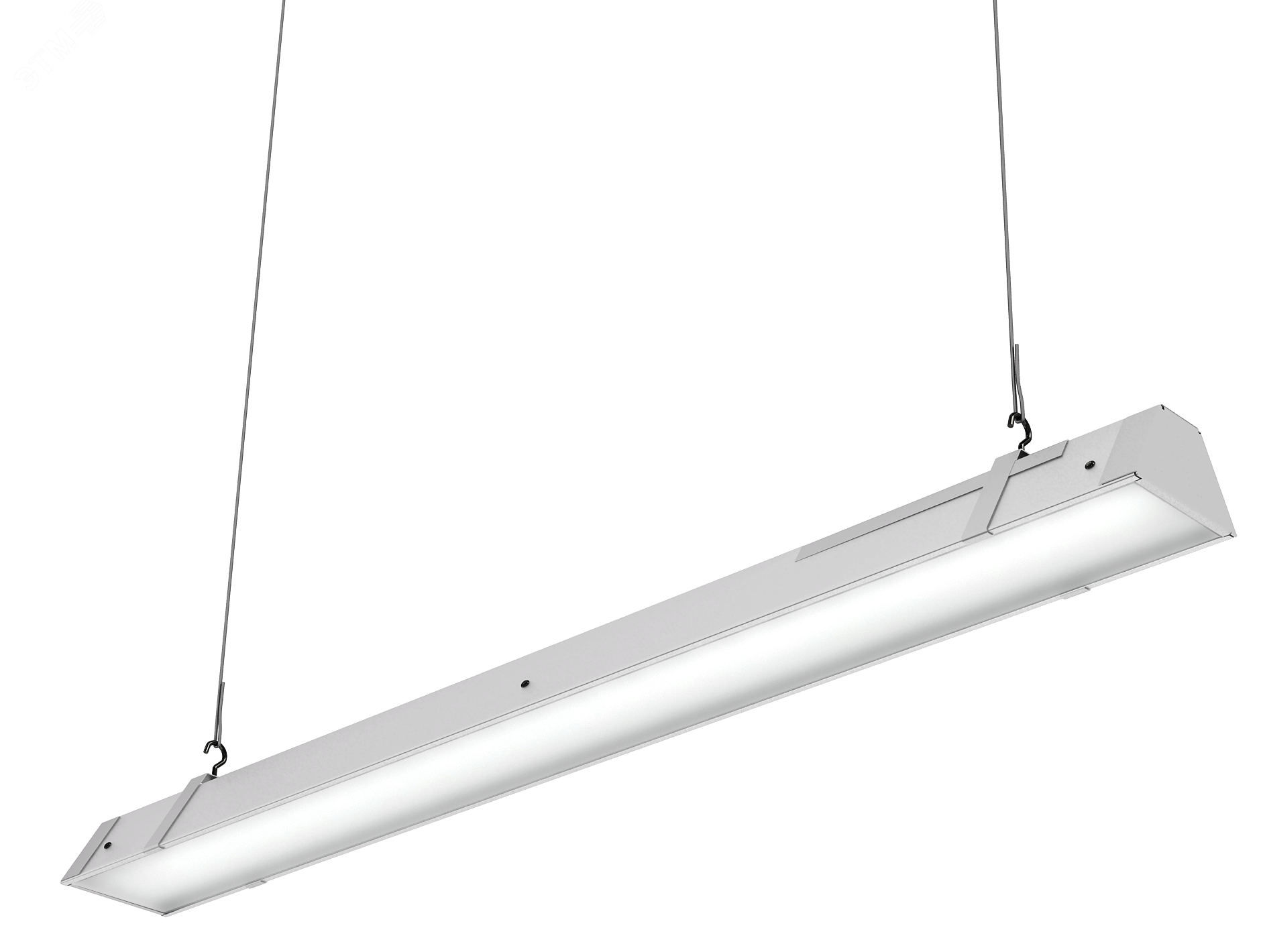 Светильник LED РИТЕЙЛ (ССО) 40Вт 4000Лм 4,0К КСС Д текстурированный рассеиватель, одиночный светильник IP20 подвесной