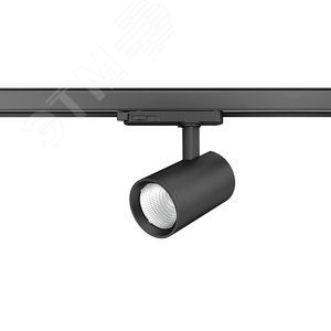 Светильник LED ТРЕК CRI80 (ССО) 15Вт 1750Лм 3,0К КСС Г60 IP20 черный подвесной на шинотреке