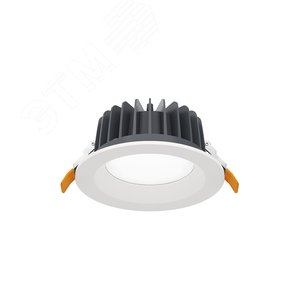 Светильник LED ДАУНЛАЙТ SMD 20Вт 2150Лм 4,0К КСС Д опаловый рассеиватель IP44