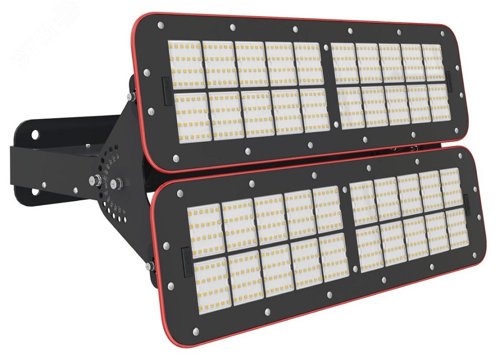 Прожектор LED УРАН ПРОМ (СБУ) 480Вт 76800Лм КСС Д 5,0К прозрачный рассеиватель IP67