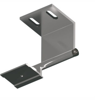 Светильник оснащен поворотными монтажными кронштейнами, которые можно перемещать вдоль корпуса на не