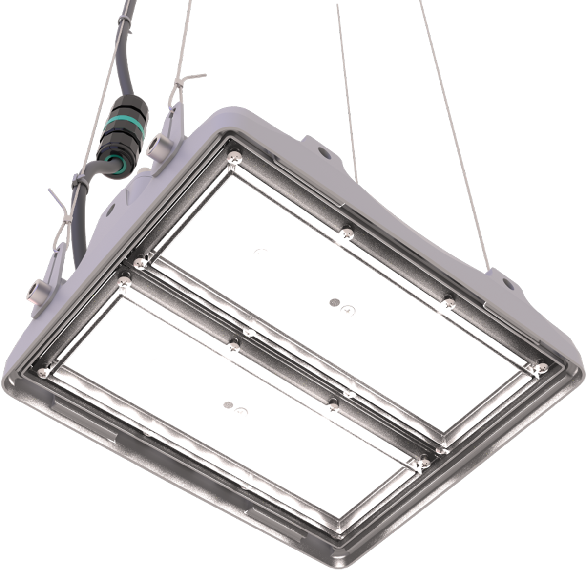 Светильник L-pixel 1/50/Д/850/01/R5/I1-D1/MT-KM/220AC IP66 RAL7035 LEDEL