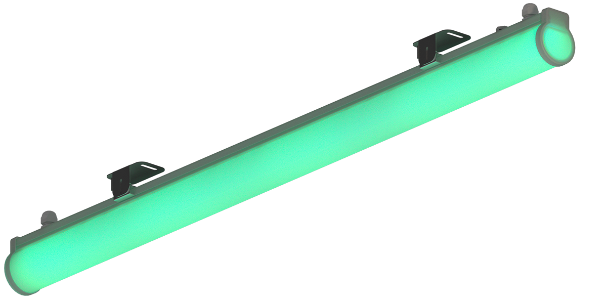 Светильник L-contour 150/1,9/Д/Green/03/A1-B1/24DC IP66 DMX512 LEDEL