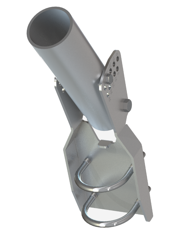 Переходник консольный с регулировкой углов установки (ЛЕДЛ.059001.817) LEDEL