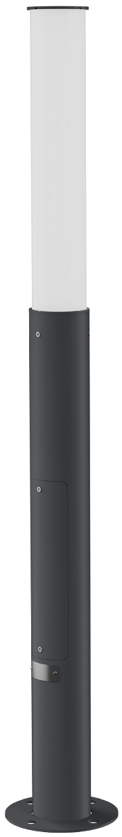 Светильник L-park PILLAR 2,4/40/С/840/03/PKII-71/220AC IP66 RAL7035 Муар LEDEL