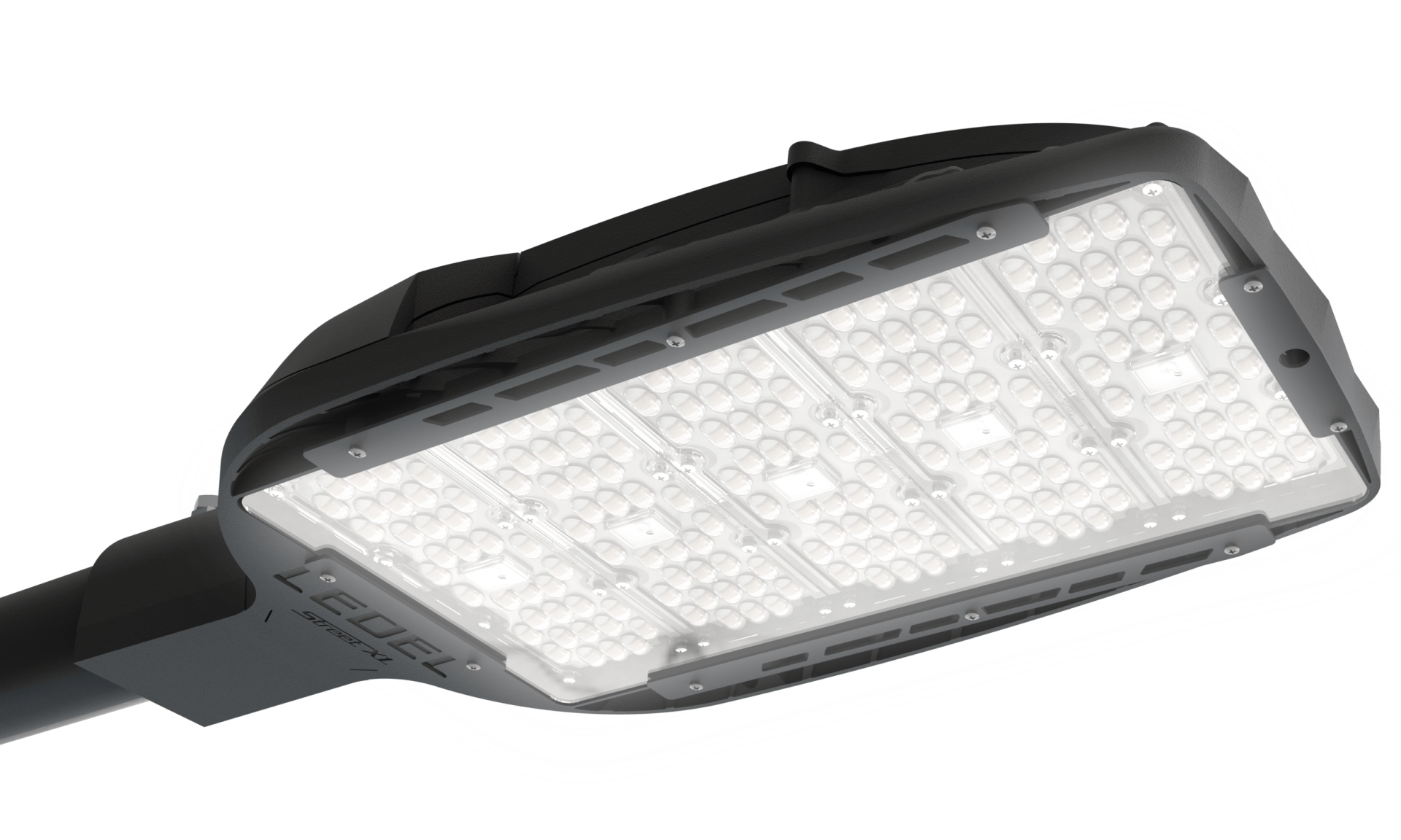 Светильник Street X1 Pro/250/Ш8M/740/К5/05/MT-КМ/K/230AC IP66 RAL7015 SG LEDEL