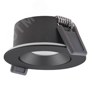 Светильник светодиодный ДВО-4Вт 3000K 4Вт 320лм IP23/20 CRI90 управляемый низкопрофильный регулируемый черный SPOT