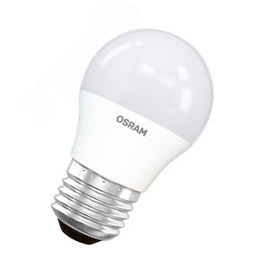 Лампа светодиодная LED Star Шарообразная 5Вт (замена 40Вт), 470Лм, 2700К, цоколь E27 OSRAM