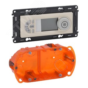 Valena LIFE/ALLURE Термостат комнатный программируемый С лицевой панелью Слоновая кость