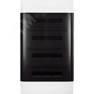 Practibox S Пластиковый щиток Навесной (ЩРн-П) 4X18 Дымчатая дверь