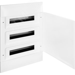 Practibox S Пластиковый щиток Встраиваемый (ЩРв-П) 3X18 Белая дверь