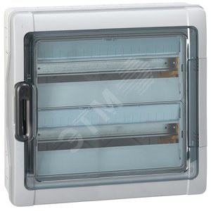 Щит, IP65, 2х18 модулей с шинами N+Pe