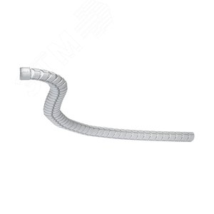 Гибкий пластиковый соединитель Ovaline, длина 1 метр, цвет серый