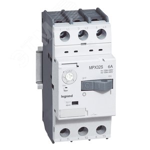 Выключатель автоматический для защиты электродвигателей MPX3 T32S 0,25A 100kA