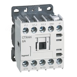 Контактор CTX3 мини 3P 6A 1но ~415В