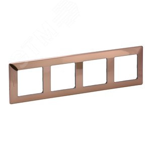 Valena LIFE Рамка 4 поста медь универсальная