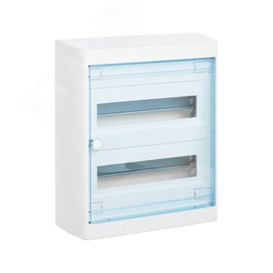 Щит распределительный навесной ЩРн-П-24 пластиковый прозрачная дверь Nedbox