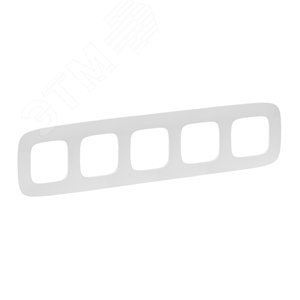 Valena ALLURE Рамка 5 постов белая универсальная