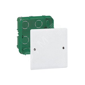 Коробка распределительная скрытая с крышкой 85x85x40 BATIK