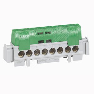 Клемма зеленая 1х6-25+16х1.5-16мм.кв.