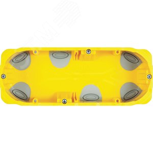 Коробка установочная, для гипсокартона, 6/7 модулей