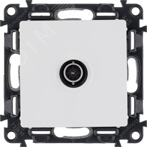 Valena LIFE Розетка ТВ c топологией звезда 0-2400 МГц С лицевой панелью Белая