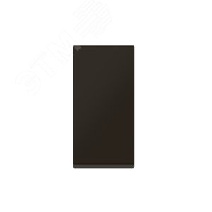 Кнопочный выключатель Mosaic 1 модуль - 6 A - матовый черный