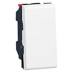 Mosaic-New Выключатель кнопочный 1 модуль НЗ+НР