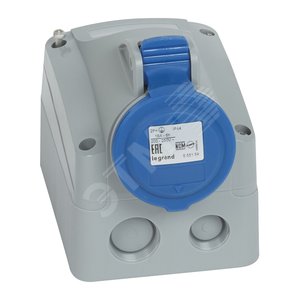 Розетка накладная - 16А - 2К+З - 230 В - IP 44