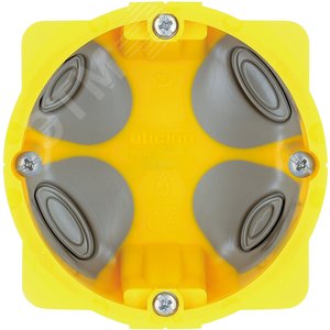 Коробка установочная, для гипсокартона, 2 модуля