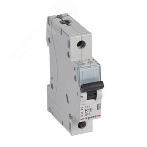 Выключатель автоматический однополюсный 10А B TX3 6кА/10кА