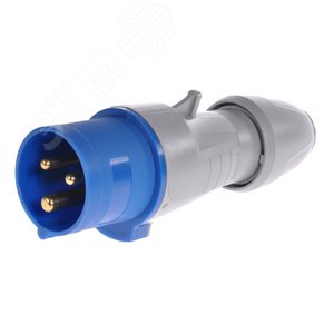 Вилка кабельная переносная 16А 3К+З 230В IP44