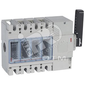 Выключатель нагрузки DPX-IS630 3п 400A боковая правая ручка