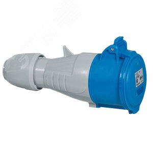 Розетка кабельная переносная 16A 2K+З 230B IP44