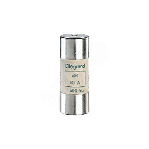 Вставка плавкая aM 22x58 25А 500В без бойка