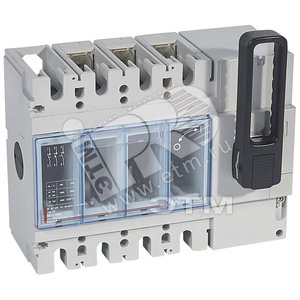 Выключатель-разъединитель DPX-IS 630 без дистанционного отключения 400А 3П рукоятка спереди