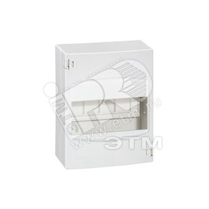 Щит распределительный навесной ЩРн-П-6 без двери IP30, пластиковый, белый