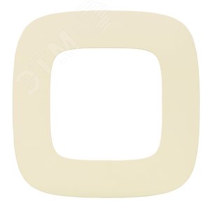 Valena ALLURE Рамка 1 пост слоновая кость универсальная