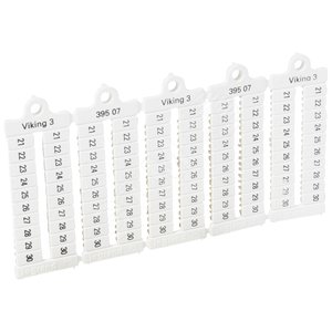 Viking Пластина маркировочная 5мм цифры 21-30 горизонтальная