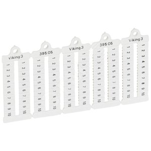 Viking Пластина маркировочная 5мм 1-10 горизонтальная
