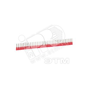 Наконечник кабельный изолированный 1мм2 красный